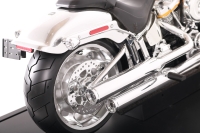 custom made model of Harley-Davidson Fat Boy Gray Ghost 2025 motorcycle